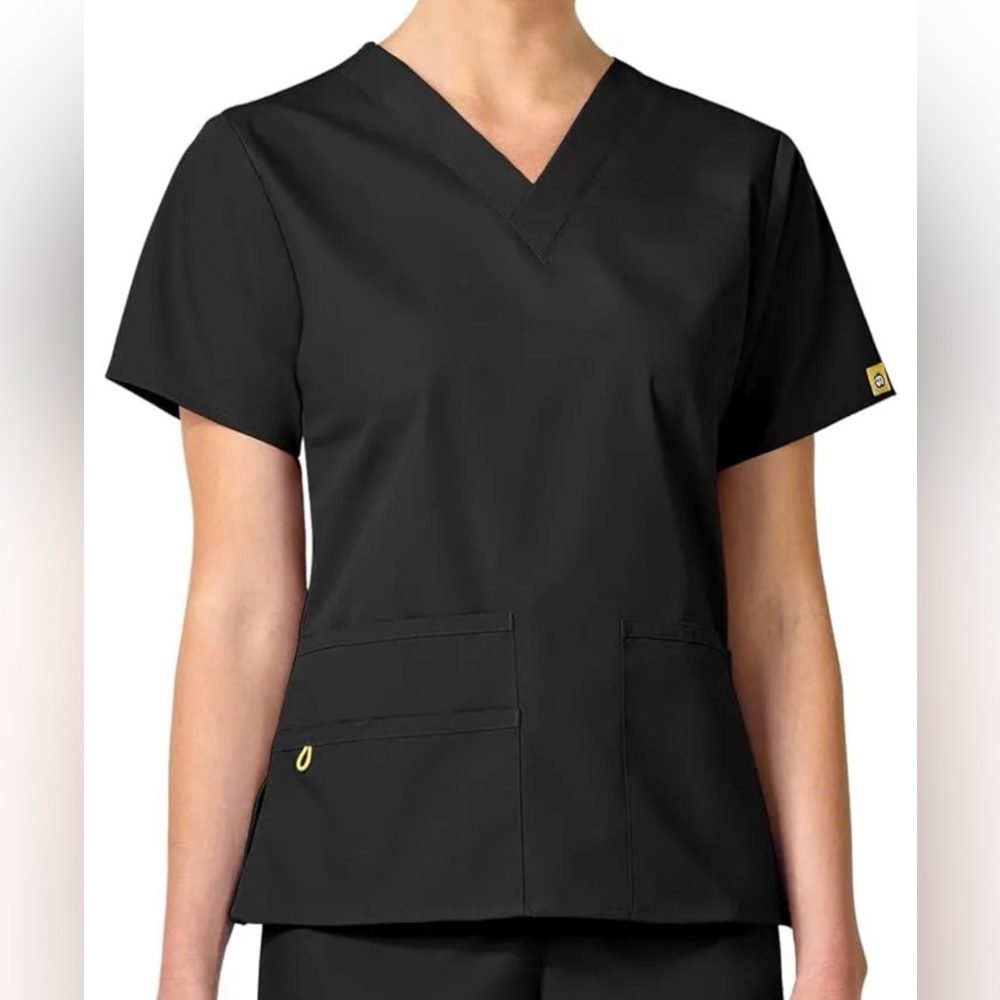 Wonderwink Origins Black Scrub Set (Top and Bottom)
